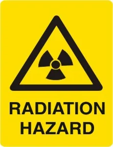 W 213 — WARNING -  RADIATION HAZARD
